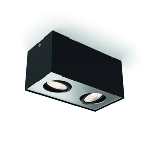 Philips myLiving LED spotlámpa Box 2 izzós fekete
