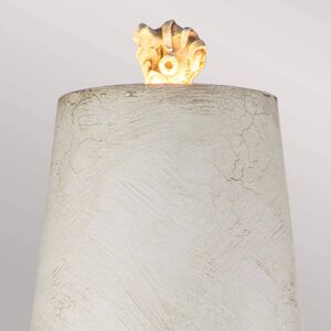 Swirl asztali lámpa antik fehér színben