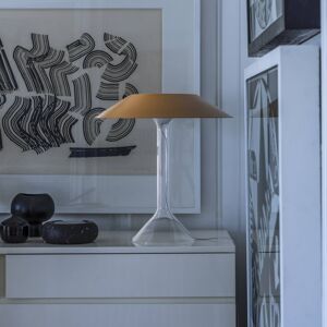 Foscarini LED asztali lámpa Chapeaux M, okkersárga színben
