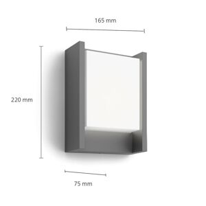 Philips LED kültéri fali lámpa Arbour UE, 1 lámpa 2,700 K