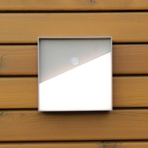 Meg LED újratölthető fali lámpa, homokszínű, 15 x 15 cm, szenzoros