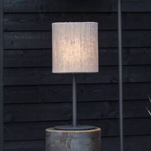 PR Home Agnar kültéri asztali lámpa, sötétszürke / fehér, 57 cm