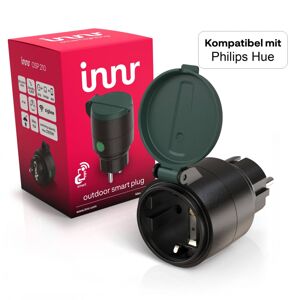 Innr kültéri Smart Plug konnektor, IP44, műanyag, fekete