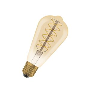 OSRAM LED Vintage 1906 Edison, arany, E27, 7 W, 2200 K, dim.
