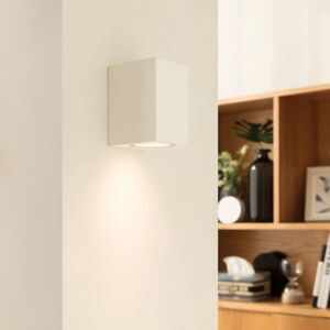 Prios Tetje kültéri fali lámpa, fehér, szögletes, 10 cm, 4 darabos szett