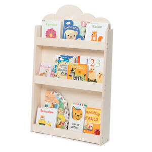 Mobli Dotty, Natural Haus, gyermek könyvespolc, Montessori, multiplex, 60 x 95 x 13 cm