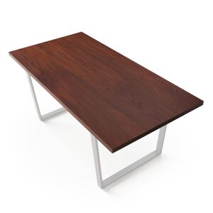 Blumfeldt Bearsdon Étkezőasztal | modern loft asztal rétegelt lemez felülettel | 180 x 90 cm | teakfa megjelenés | konyhába és étkezőbe | megfelel az európai szabványoknak