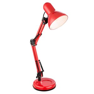 Famous asztali lámpa három csuklóval, piros