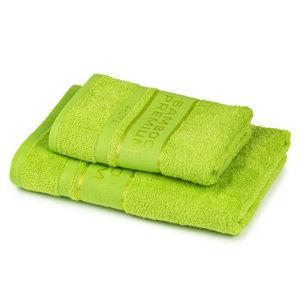 4Home Bamboo Premium törölköző és fürdőlepedő szett zöld