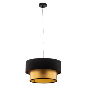 Dorina függő lámpa, fekete/arany, Ø 40cm