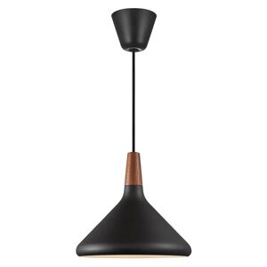 Függő lámpa Nori, Ø 27 cm, fekete