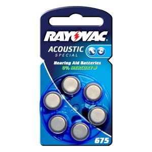 Rayovac 675 Acoustic 1,4V, 640m/Ah gombelem