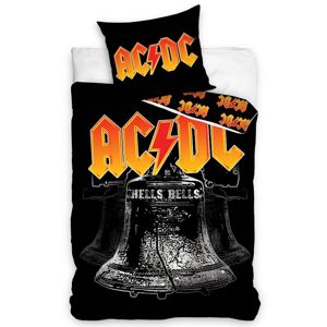 AC/DC Hells Bells pamut ágynemű, 140 x 200 cm, 70 x 90 cm