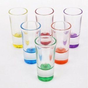 يتغيرون الوهم الكبير الأطلسي  Altom 6 darabos vodkás pohár készlet, 25 ml, színes alj | Dekorációk es  bútorok