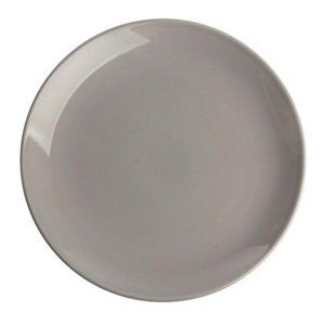 Altom Monokolor porcelán desszertes tányér szett, 19 cm, szürke, 6 db