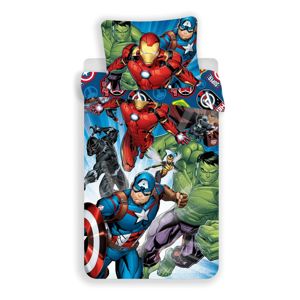 Avengers brands gyermek pamut ágynemű, 140 x 200 cm, 70 x 90 cm