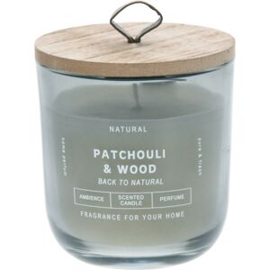 Back to natural, Patchouli & Wood gyertya üvegben, 250 g