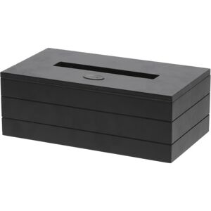 Beatty zsebkendőtartó doboz, fekete, 25 x 13,5 x 9 cm