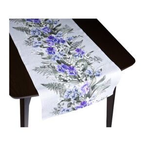 Bellatex asztali futó, árvácskák, lila, 50 x 120 cm, 50 x 120 cm