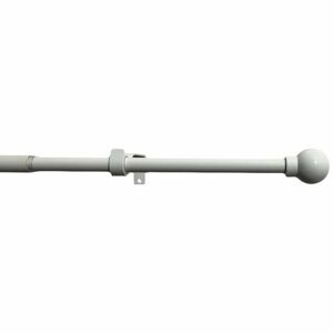 Bővíthető függönygarnitúra Ball 16/19 mm fehér,200 - 350 cm, gyűrűk nélkül, 200 - 350 cm