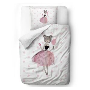 Butter Kings szatén ágynemű Pink girl, 140 x 200 cm, 70 x 90 cm