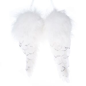 Christmas wings Angyal toll szárnyak fehér, 31 x 25 x 8 cm