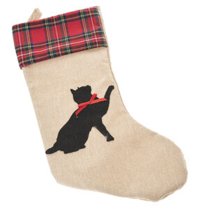 Cicás karácsonyi textil zokni, 48 cm