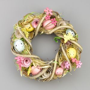 Coloured Eggs húsvéti koszorú, 22 cm