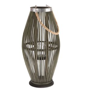 Delgada bambusz lámpás üveggel, 25 x 49 x 24 cm
