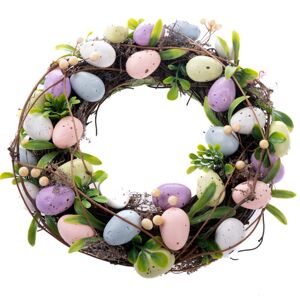 Easter húsvéti koszorú  tojásokkal, 29 x 8 cm