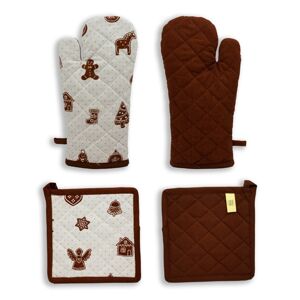 Trade Concept Edényfogó mágnessel és alátéttel Gingerbreads, 18 x 32 cm, 20 x 20 cm