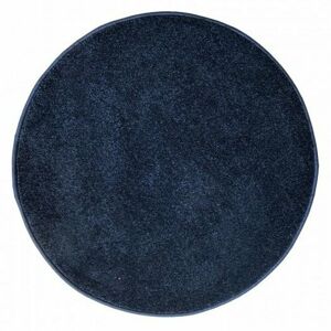 Eton lux darabszőnyeg, kék, átmérője 80 cm, 80 cm átmérőjű