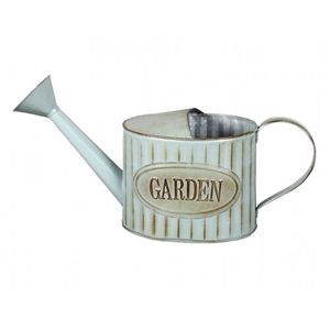 Garden retró fém teáskanna szórófejjel, kék, 38 cm