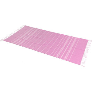 Hammam pamut strandtörölköző, rózsaszín, 90 x 180 cm
