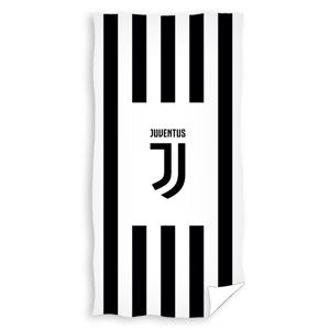 Juventus Black Stripes törölköző, 70 x 140 cm