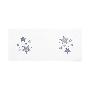 Karácsonyi futó Kék csillagok, 40 x 90 cm, 40 x 90 cm