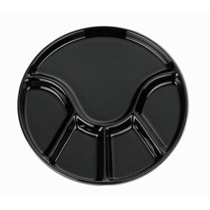 Kela ANNELI fondü tányér, 23 cm, fekete