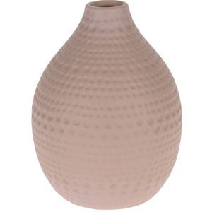Koopman Asuan kerámia váza, rózsaszín, 17,5 cm