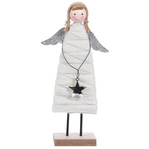 Koopman Karácsonyi angyal Berenice ezüst, 23 cm