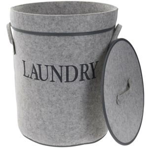 Koopman Laundry fedeles szennyestartó kosár, szürke