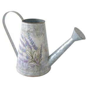 Lavender fém teáskanna, 16 x 22 cm