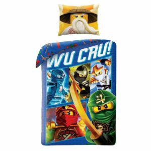 Lego Wu Cru! gyermek pamut ágynemű, 140 x 200 cm, 70 x 90 cm
