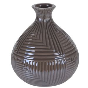 Loarre váza, barna, 12,5 x 14,5 cm