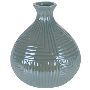 Loarre váza, zöld, 12,5 x 14,5 cm