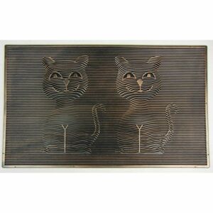 Macskák gumi lábtörlő, 45 x 75 cm