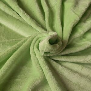 Mikroplüss lepedő zöld, 90 x 200 cm