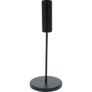 Minimalist fém gyertyatartó fekete, 8 x 20,7 cm