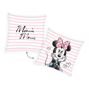 Minnie Mouse Csíkos párna, 40 x 40 cm