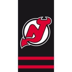 NHL New Jersey Devils Black törölköző, 70 x 140 cm