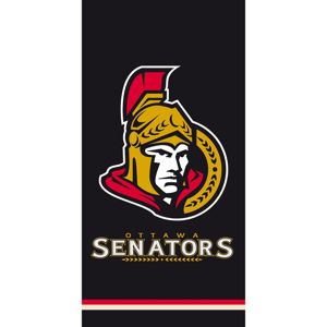 NHL Ottawa Senators Black törölköző, 70 x 140 cm